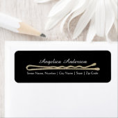 Glitter Bobby Pin Retouradres Label (Insitu)