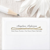 Glitter Bobby Pin Retouradres Label (Insitu)