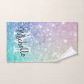 Glitter Bokeh Glamoureuze Elegant Handdoek (Handdoek)