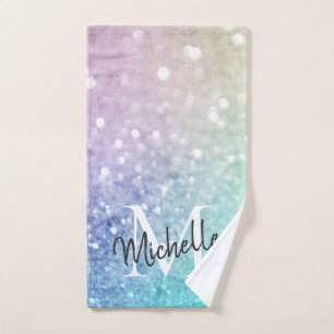 Glitter Bokeh Glamoureuze Elegant Handdoek