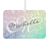 Glitter Bokeh Glamoureuze Elegant Luchtverfrisser (Voorkant)