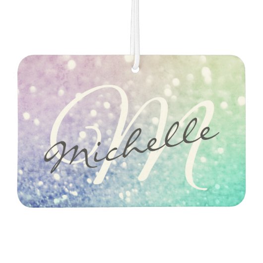 Glitter Bokeh Glamoureuze Elegant Luchtverfrisser (Voorkant)