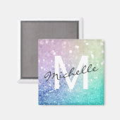 Glitter Bokeh Glamoureuze Elegant Magneet (Voorkant / Achterkant)