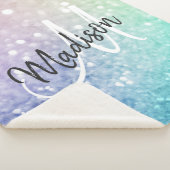 Glitter Bokeh Glamoureuze Elegant Sherpa Deken (3/4)