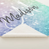 Glitter Bokeh Glamoureuze Elegant Sherpa Deken (3/4)