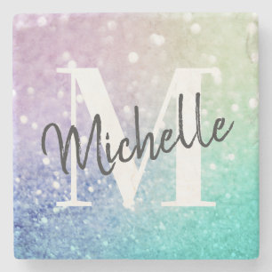 Glitter Bokeh Glamoureuze Elegant Stenen Onderzetter