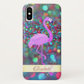 Glitter Bokeh Gold Confetti, gepersonaliseerd Case-Mate iPhone Case (Achterkant)