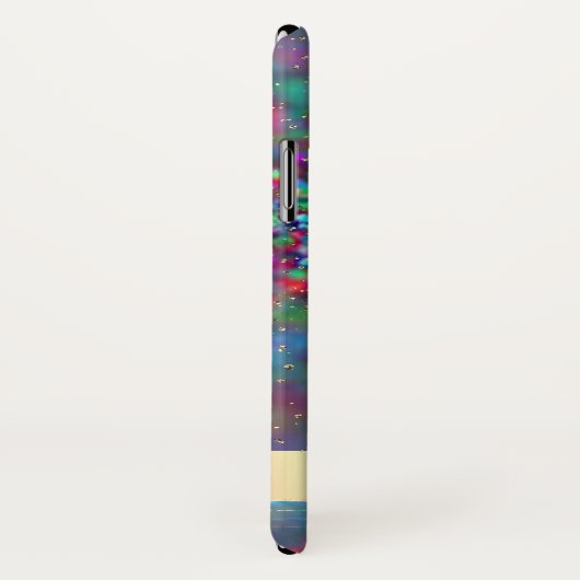 Glitter Bokeh Gold Confetti, gepersonaliseerd Case-Mate iPhone Case (Achterkant / rechts)