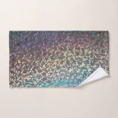 Glitter bokeh sparkle print bad handdoek (Handdoek)