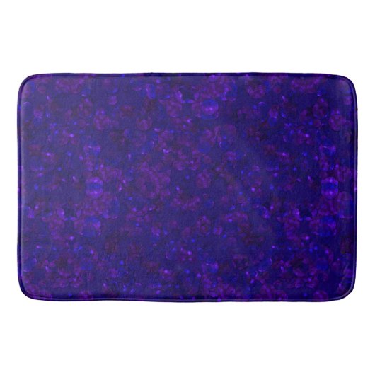Glitter bokeh sparkle print badmat (Voorkant)
