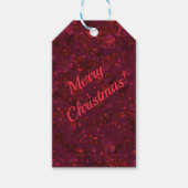 Glitter bokeh sparkle print cadeaulabel (Voorkant)