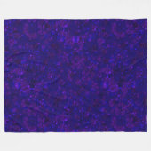 Glitter bokeh sparkle print fleece deken (Voorkant (Horizontaal))