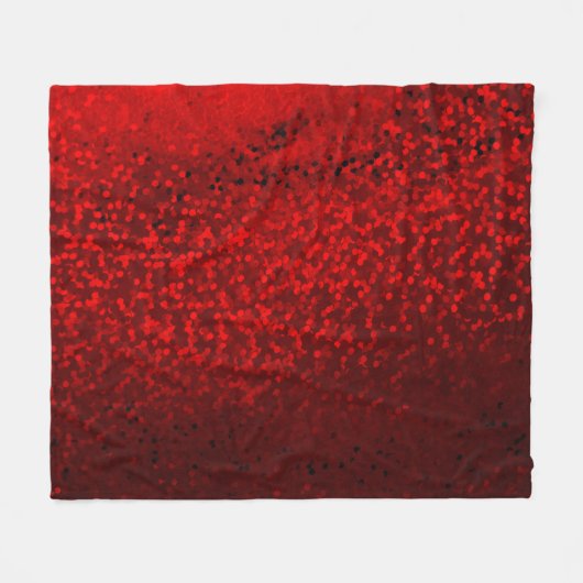 Glitter bokeh sparkle print fleece deken (Voorkant (Horizontaal))