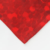 Glitter bokeh sparkle print fleece deken (Hoek)