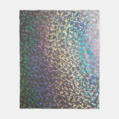 Glitter bokeh sparkle print fleece deken (Voorkant)