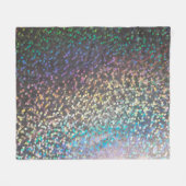 Glitter bokeh sparkle print fleece deken (Voorkant (Horizontaal))