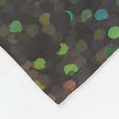 Glitter bokeh sparkle print fleece deken (Hoek)