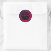 Glitter bokeh sparkle print hart sticker (Tas)