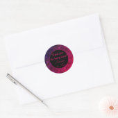 Glitter bokeh sparkle print hart sticker (Envelop)