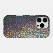 Glitter bokeh sparkle print iPhone hoesje (Achterkant horizontaal)