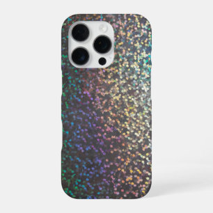 Glitter bokeh sparkle print iPhone 16 pro hoesje