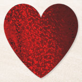 Glitter bokeh sparkle print kartonnen onderzetters (Voorkant)