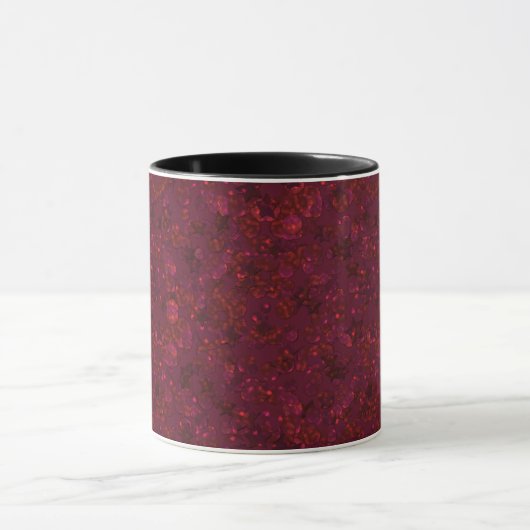 Glitter bokeh sparkle print mok (Midden)