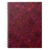 Glitter bokeh sparkle print notitieboek (Voorkant)