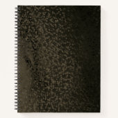 Glitter bokeh sparkle print notitieboek (Voorkant)