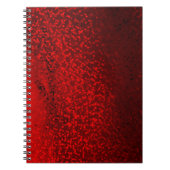 Glitter bokeh sparkle print notitieboek (Voorkant)