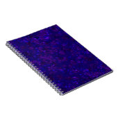 Glitter bokeh sparkle print notitieboek (Rechterzijde)