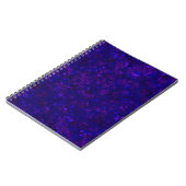 Glitter bokeh sparkle print notitieboek (Linkerzijde)