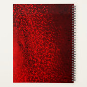 Glitter bokeh sparkle print planner (Achterkant)