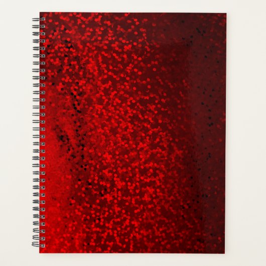 Glitter bokeh sparkle print planner (Voorkant)