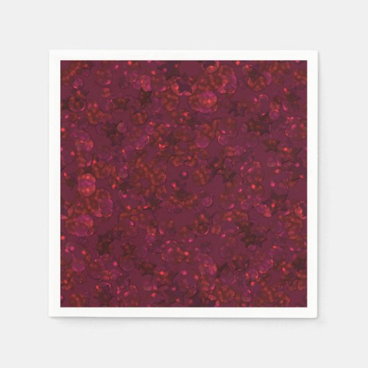 Glitter bokeh sparkle print servet (Voorkant)
