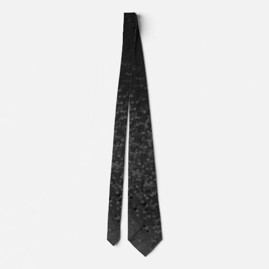 Glitter bokeh sparkle print stropdas (Achterkant)