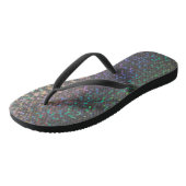 Glitter bokeh sparkle print teenslippers (Schuin)
