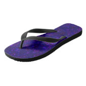 Glitter bokeh sparkle print teenslippers (Schuin)