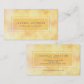 Glitter Bokeh Visitekaartje Glitter Soft Lights (Voorkant / Achterkant)