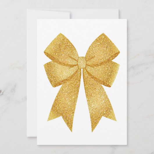 Glitter Bow: "Het is mijn 30ste!" Grappige volwass Kaart (Achterkant)