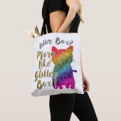 Glitter Box Kat Tote Bag (Dichtbij)