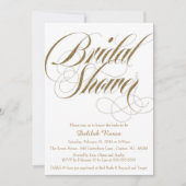 Glitter Bridal Shower-uitnodiging Kaart (Voorkant)