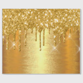 Glitter Bridal Weddenschap Cadeaupapier (Vlak)