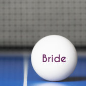 Glitter Bride Paars Pingpongbal (Net)
