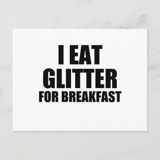 glitter briefkaart (Voorkant)