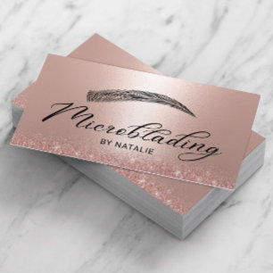 Glitter Brows Salon Roos Visitekaartje