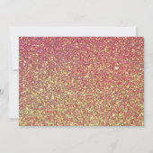 Glitter Bruiloftsfeest toekomstige mevrouw Kaart (Achterkant)