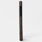 Glitter bruin | Minimaal Modern Initiaal Monogram Case-Mate iPhone Case (Achterkant/links)