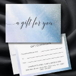 GLITTER BUSINESS CERTIFICAAT, cadeau voor u<br><div class="desc">Elegant,  glitter design. Aandacht: Bij het productieproces wordt geen echte film gebruikt,  maar alleen de kleur wordt grondig afgedrukt. Voeg uw gegevens,  logo,  bedrijfsdetails en afbeeldingen in minuten toe.</div>