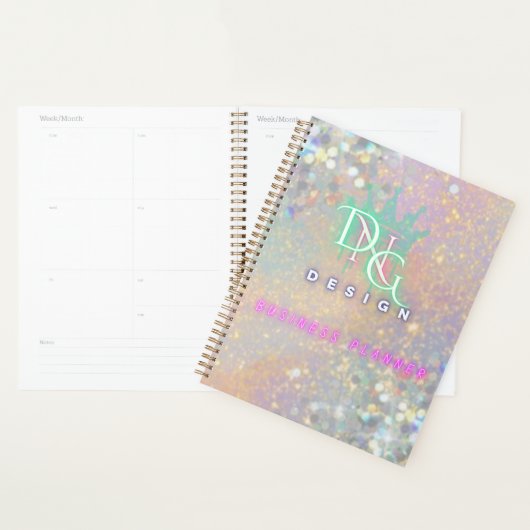 GLITTER BUSINESS PLANNER-HOESJE PLANNER (Display)